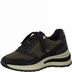 MAURA CITY SHOPPER SMALL 23709-27-LACETS:Vert