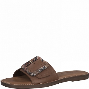 28120-28-SANDALES 27129-36-MULE:Marron