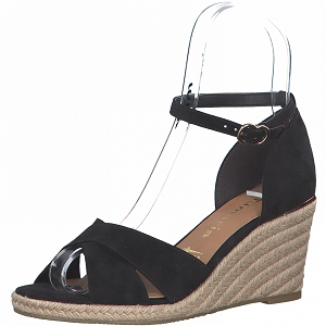 DEBARDEUR COL V 28026-36-SANDALES:Noir
