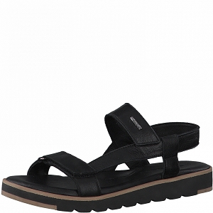 DEBARDEUR COL V 28167-36-SANDALES:Noir