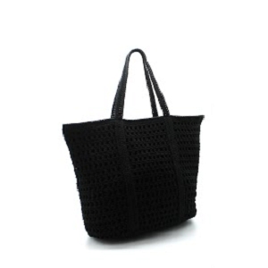 28331-28-SANDALES SAC MAILLE:Noir