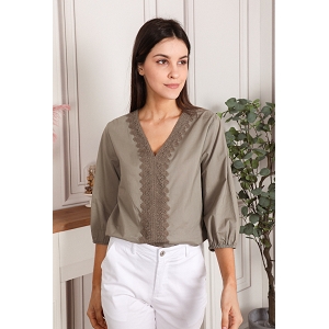 24719-20-TROTTEUR TOP DENTELLES:Beige