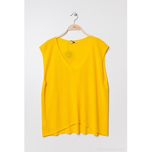 TOP AVEC COLLIER I317:Jaune