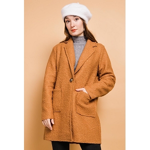 DEBARDEUR COL V 8188:Marron