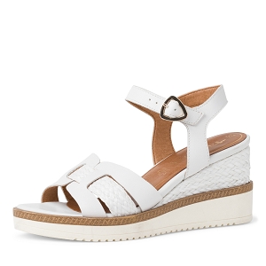 25511-29-BOTTE 28243-28-SANDALES:Blanc