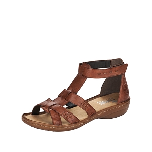 RIEKER 60860 SANDALE<br>Marron