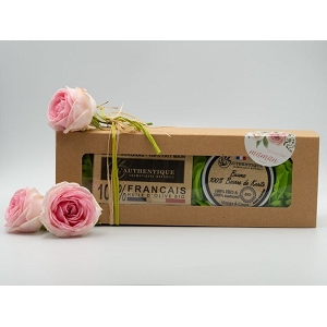 LES TROPEZIENNES FLORIDE COFFRET CADEAU 1 SAVON  1 BAUME VISAGE & CORPS:Multicolore