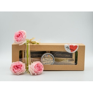 SCARPY CREATION COFFRET CADEAU PARFUMÉ MANDARINE 2 SAVONS  1 BAUME POCKET<br>Multicolore