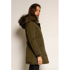 SCARPY CREATION PARKA  AVEC FOURRURE AMOVIBLE<br>Vert