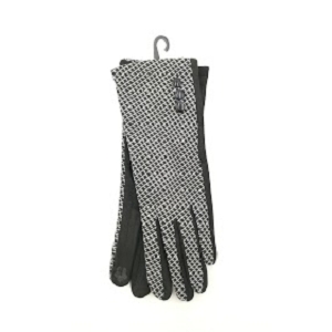 SCARPY CREATION GANTS TACTILES DAMIER<br>Noir