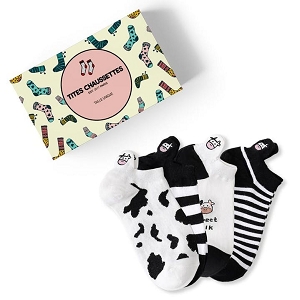 TITES CHAUSSETTES CHAUSSETTES LANGUETTE VACHE<br>Multicolore