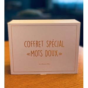 27227-20-MULES COFFRET 6 BOUGIES MOTS DOUX:Multicolore
