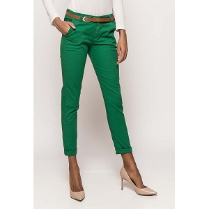25357-35-BOTTE PANTALON CHINO:Vert