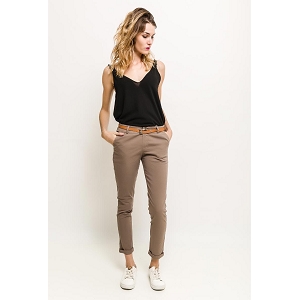 SCARPY CREATION PANTALON CHINO<br>Marron