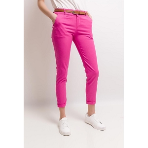 1460 W FLORAL MASH UP BACKHAND PANTALON CHINO:Rose