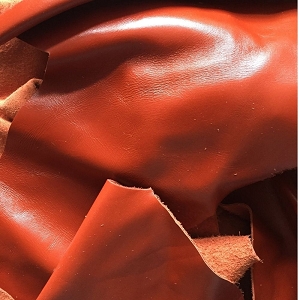 9602325 CHUTE DE CUIR PAR LOT DE 500G:Orange