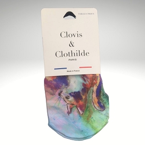 CLOVIS ET CLOTHILDE SOCQUETTES<br>Bleu