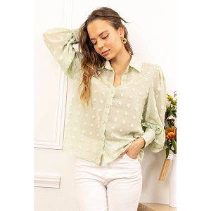 SCARPY CREATION CHEMISE PLUMETIS<br>Vert