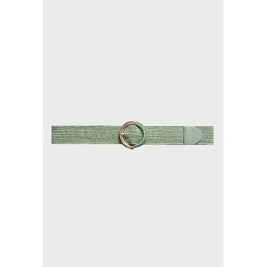 23726-28-LACETS CEINTURE TRESSE INTERMEDIAIRE:Vert
