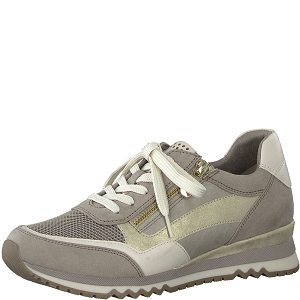 NICOLE CROCO PRINTED 23730-29-LACETS:Beige