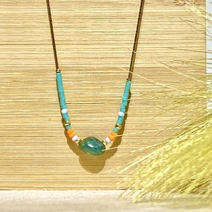 CEINTURE JOSETTE MIRANDA COLLIER:Bleu