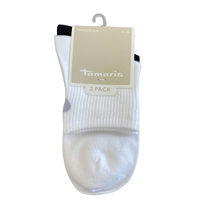 TAMARIS CHAUSSETTES IRENA<br>Blanc