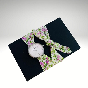 23734-25-LACETS MONTRE FOULARD EUROPA:Blanc