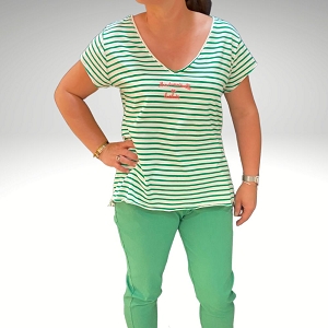 22461-28 LAURANA T SHIRT OVERSIZE:Vert