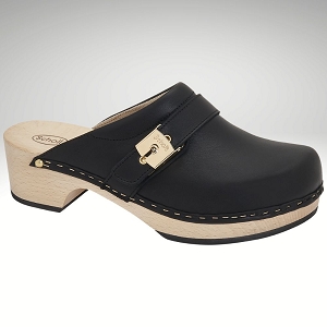 SCHOLL PESCURA CLOG<br>Noir