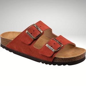 23605-22-CH. A LACETS JOSEPHINE SUEDE:Orange