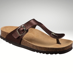28316-30-SANDALES NICOLE CROCO PRINTED:Marron