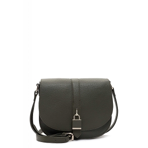 GAYL JASMINA HANDBAG WITH FLAP MEDIUM:Vert