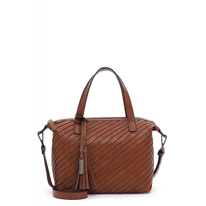 23732-20-LACETS JULINA CITY SHOPPER MEDIUM:Marron