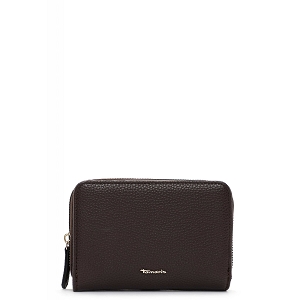 23507-22-CH. A LACETS JASMINA WALLET WITH ZIPPER:Marron
