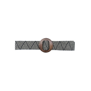 EMMA T SHIRT BRODE OOHLALA CEINTURE RAPHY BOUCLE BOIS:Multicolore