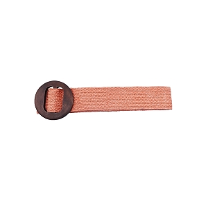 SCARPY CREATION CEINTURE RAPHY BOUCLE BOIS<br>Orange