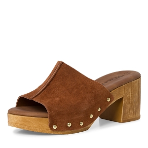 JASMINA HANDBAG WITH FLAP MEDIUM 27220-20-MULES:Marron