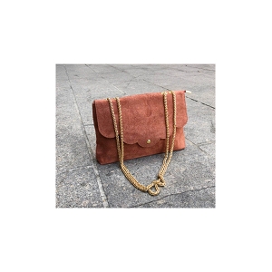 70822 ZAZ SAC EPAULE DAIM:Rose