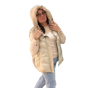 28204-20-SANDALES KILKIA GILLET DOUDOUNE:Beige