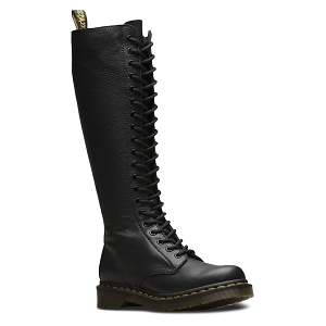 SINCLAIR BLACK PATENT 1B60 MONTANTES EN CUIR:Noir