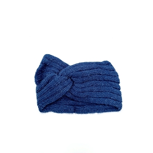 28207-42-SANDALES BANDEAU TETE TORSADE:Bleu