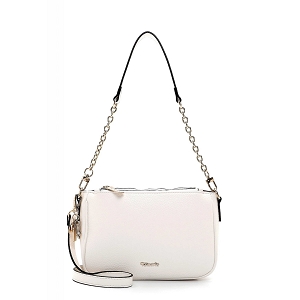TAMARIS MARO LARA HANDBAG WITH ZIPPER SMALL<br>Blanc