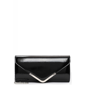 LOLITA BAGUE PERLE NACRE AMALIA EVENING BAG:Noir