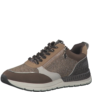 22410-41-ESCARPINS 23732-41-LACETS:Marron