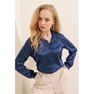 SCARPY CREATION BICHOU CHEMISE SATIN<br>Bleu