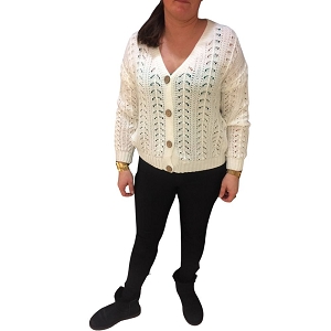 SCARPY CREATION SCHIL JOLIE GILET<br>Blanc