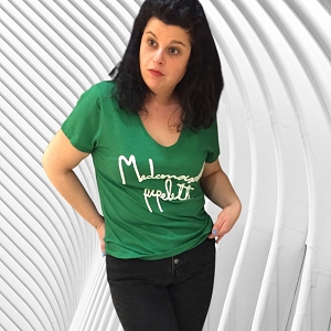 SCARPY CREATION T SHIRT MLLE PIPELETTE<br>Vert