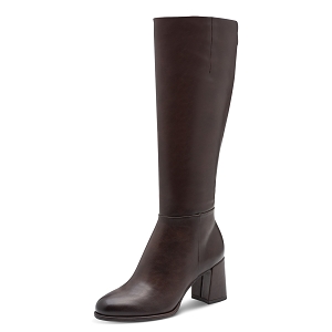 GILLET SANS MANCHE  MOHAIR 25515-41-BOTTES:Marron