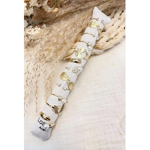 GRACE STK LOLITA BAGUE PERLE NACRE:Or