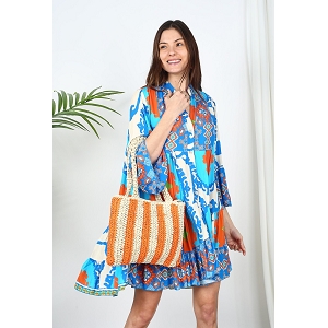 SCARPY CREATION ROBE KATIA<br>Bleu